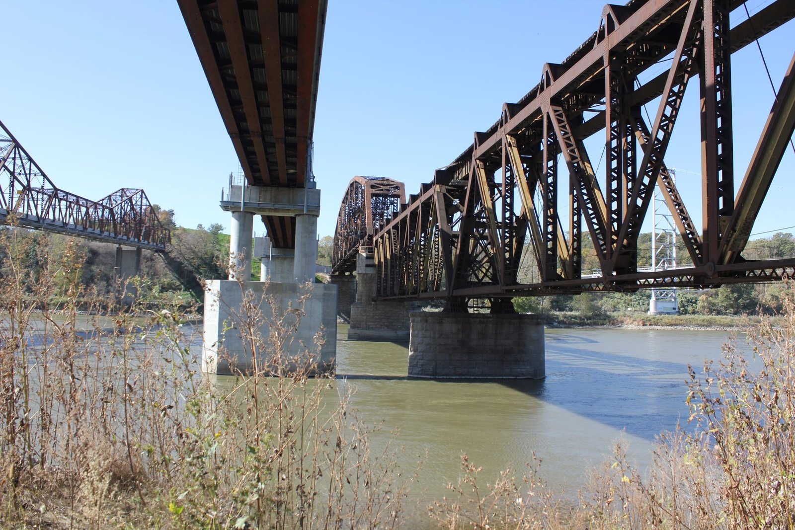 Underneath bridge